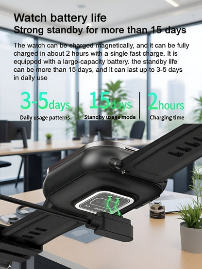 Bluetooth Earphone And Smart Watch 2-in-1