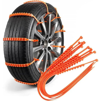 Anti-Skid Snow Chains for Any Vehicle (Reusable)