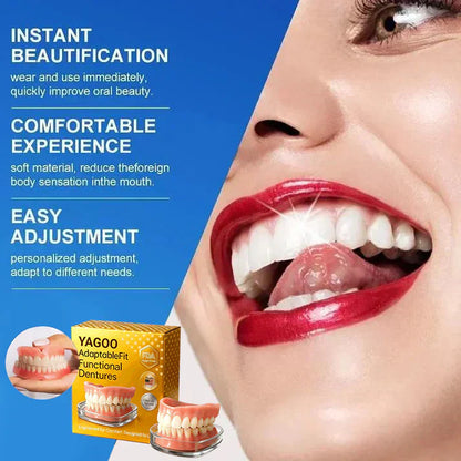 Ends Today: 70% OFF! ⏰ Zaho™ Medical Full Denture with Strong Suctiond 🦷 Obtain American Dental Association (ADA) Certification