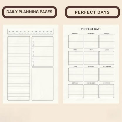 2026 All-in-One Daily Planner Hourly Schedule Weekly & Monthly Organizer🎯