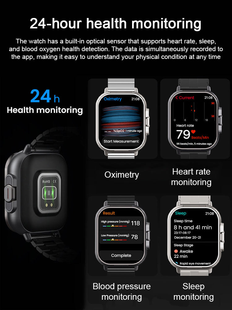 Bluetooth Earphone And Smart Watch 2-in-1