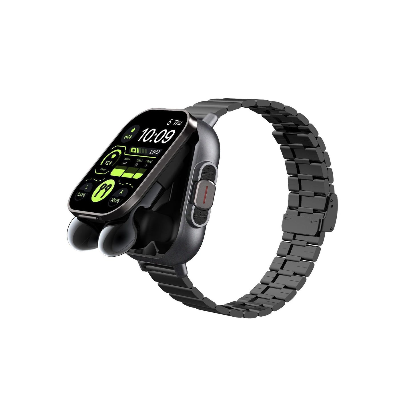 Bluetooth Earphone And Smart Watch 2-in-1