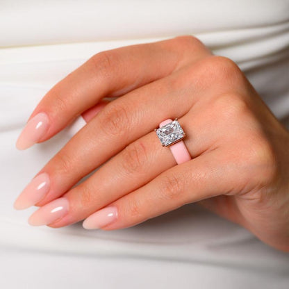 🔥Buy 1 Get 1 Free🔥 LOVILDS Silicone Ring – Emerald Cut CZ | Patent-Pending Design