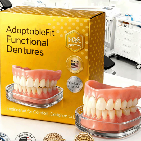 Ends Today: 70% OFF! ⏰ Zaho™ Medical Full Denture with Strong Suctiond 🦷 Obtain American Dental Association (ADA) Certification