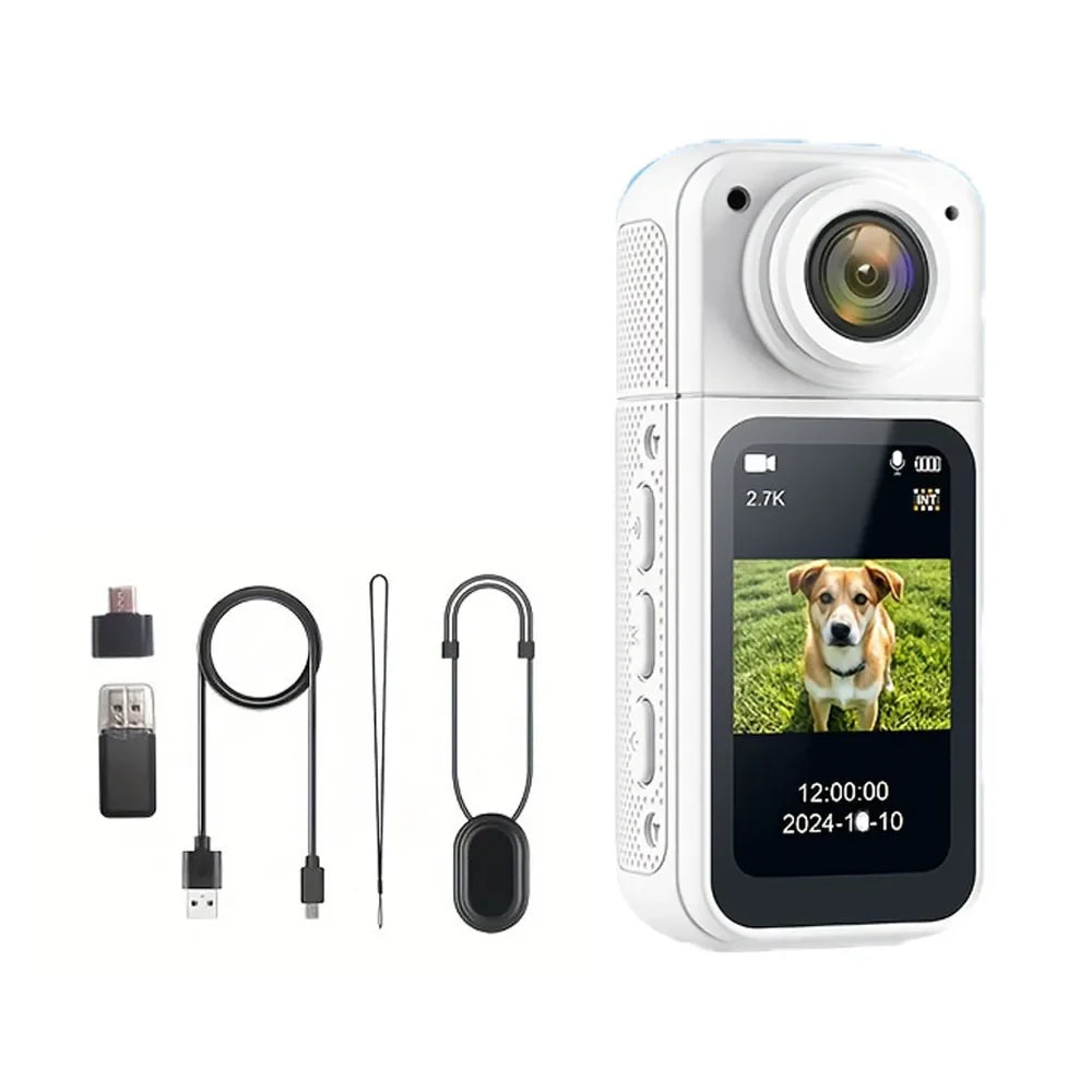 Ultra HD Thumb Action Camera | Wi-Fi App Control | Wide-Angle Sports & Travel Camera