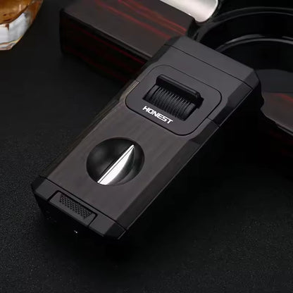5-in-1 Refillable Cigar Torch Lighter with Cutter✨Buy 2, Free Shipping 🚚