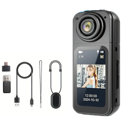 Ultra HD Thumb Action Camera | Wi-Fi App Control | Wide-Angle Sports & Travel Camera