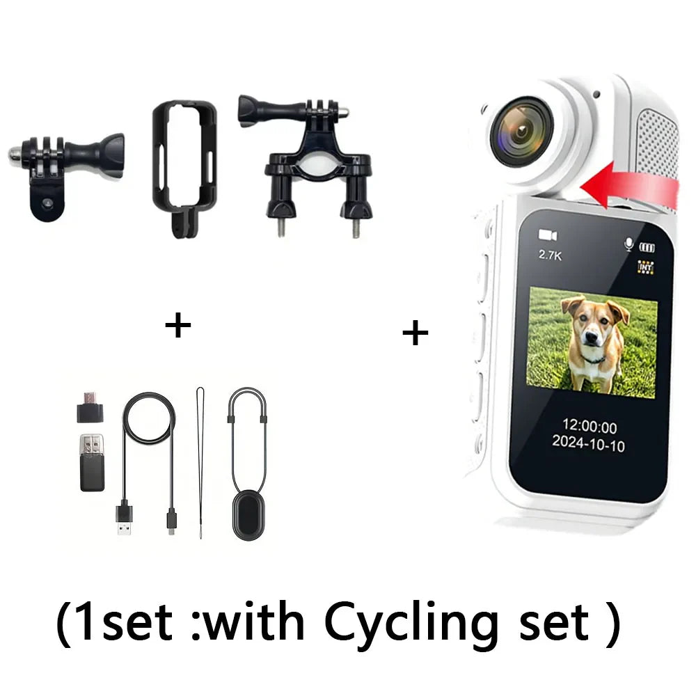 Ultra HD Thumb Action Camera | Wi-Fi App Control | Wide-Angle Sports & Travel Camera