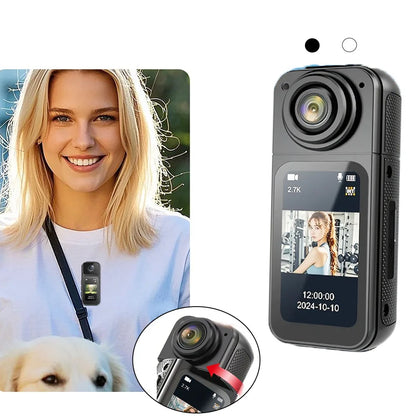 Ultra HD Thumb Action Camera | Wi-Fi App Control | Wide-Angle Sports & Travel Camera