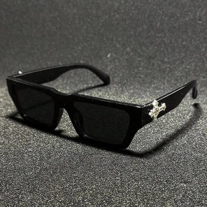 Luxury Rhinestone Cross Fashion Glasses
