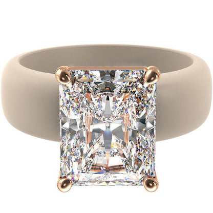 🔥Buy 1 Get 1 Free🔥 LOVILDS Silicone Ring – Emerald Cut CZ | Patent-Pending Design