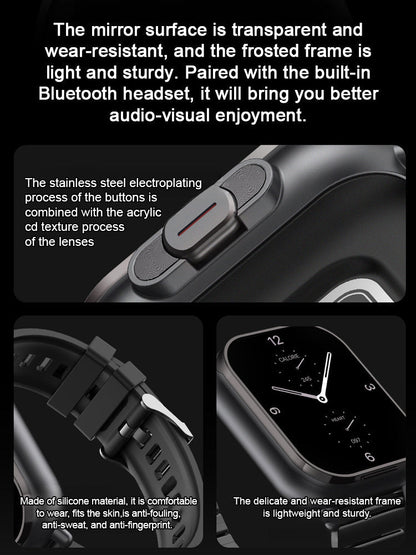 Bluetooth Earphone And Smart Watch 2-in-1