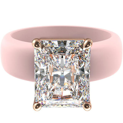 🔥Buy 1 Get 1 Free🔥 LOVILDS Silicone Ring – Emerald Cut CZ | Patent-Pending Design