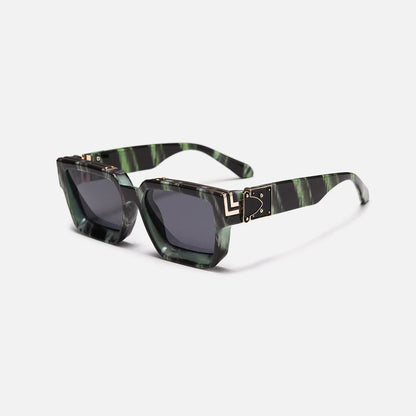 Carbon Fiber Square Sunglasses
