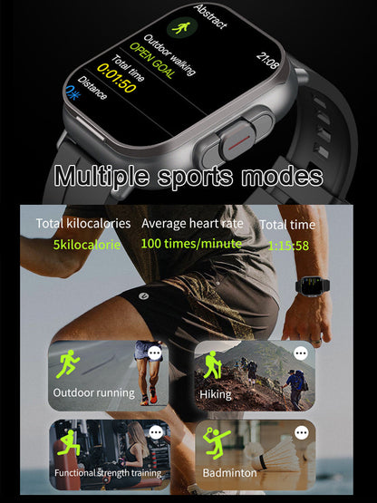 Bluetooth Earphone And Smart Watch 2-in-1