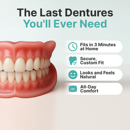 Ends Today: 70% OFF! ⏰ Zaho™ Medical Full Denture with Strong Suctiond 🦷 Obtain American Dental Association (ADA) Certification