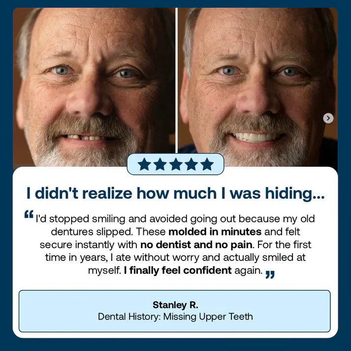 Ends Today: 70% OFF! ⏰ Zaho™ Medical Full Denture with Strong Suctiond 🦷 Obtain American Dental Association (ADA) Certification